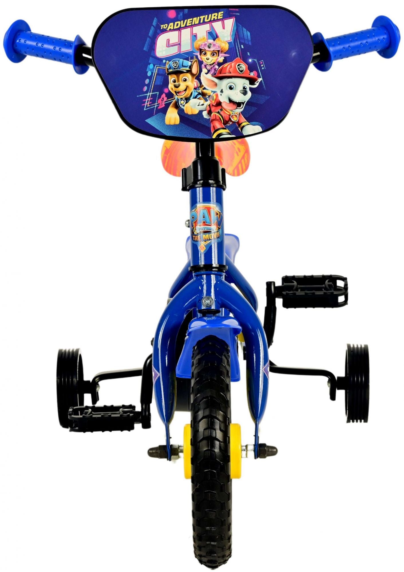 Paw Patrol the Movie Kinderfiets - Jongens - 10 inch - Blauw - Doortrapper