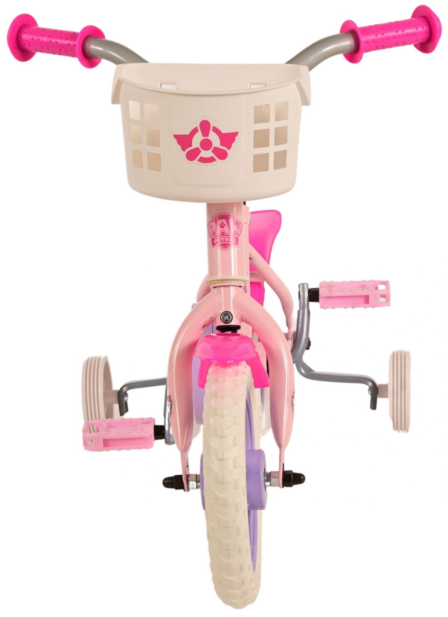 Paw Patrol Kinderfiets - Meisjes - 10 inch - Roze - Doortrapper