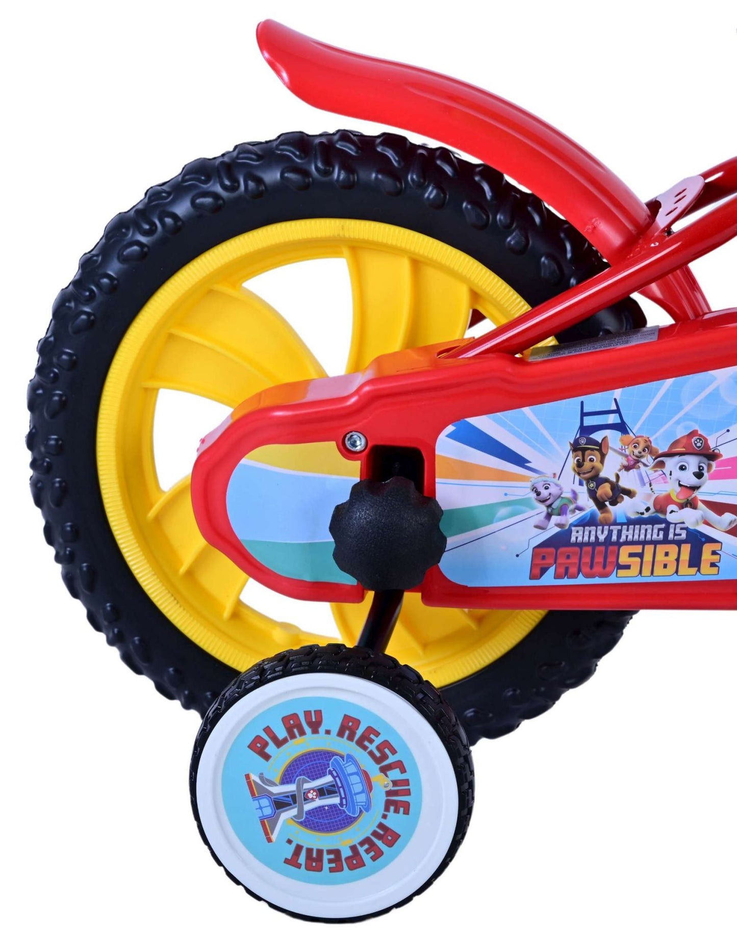 Paw Patrol Kinderfiets - Jongens - 12 inch - Rood