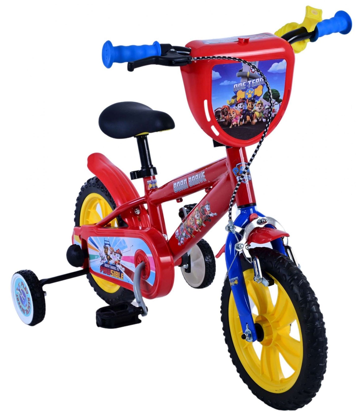 Paw Patrol Kinderfiets - Jongens - 12 inch - Rood