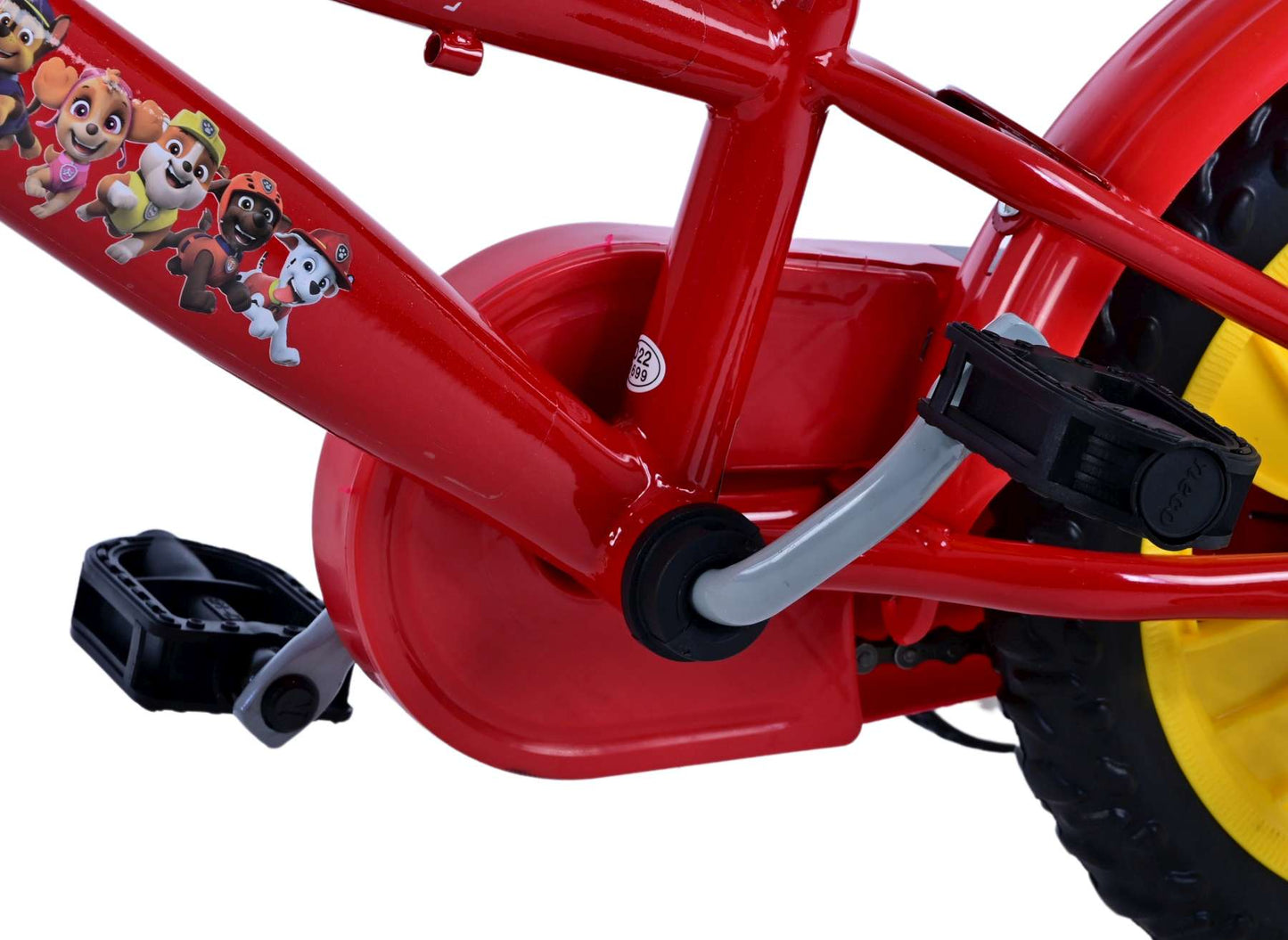 Paw Patrol Kinderfiets - Jongens - 12 inch - Rood