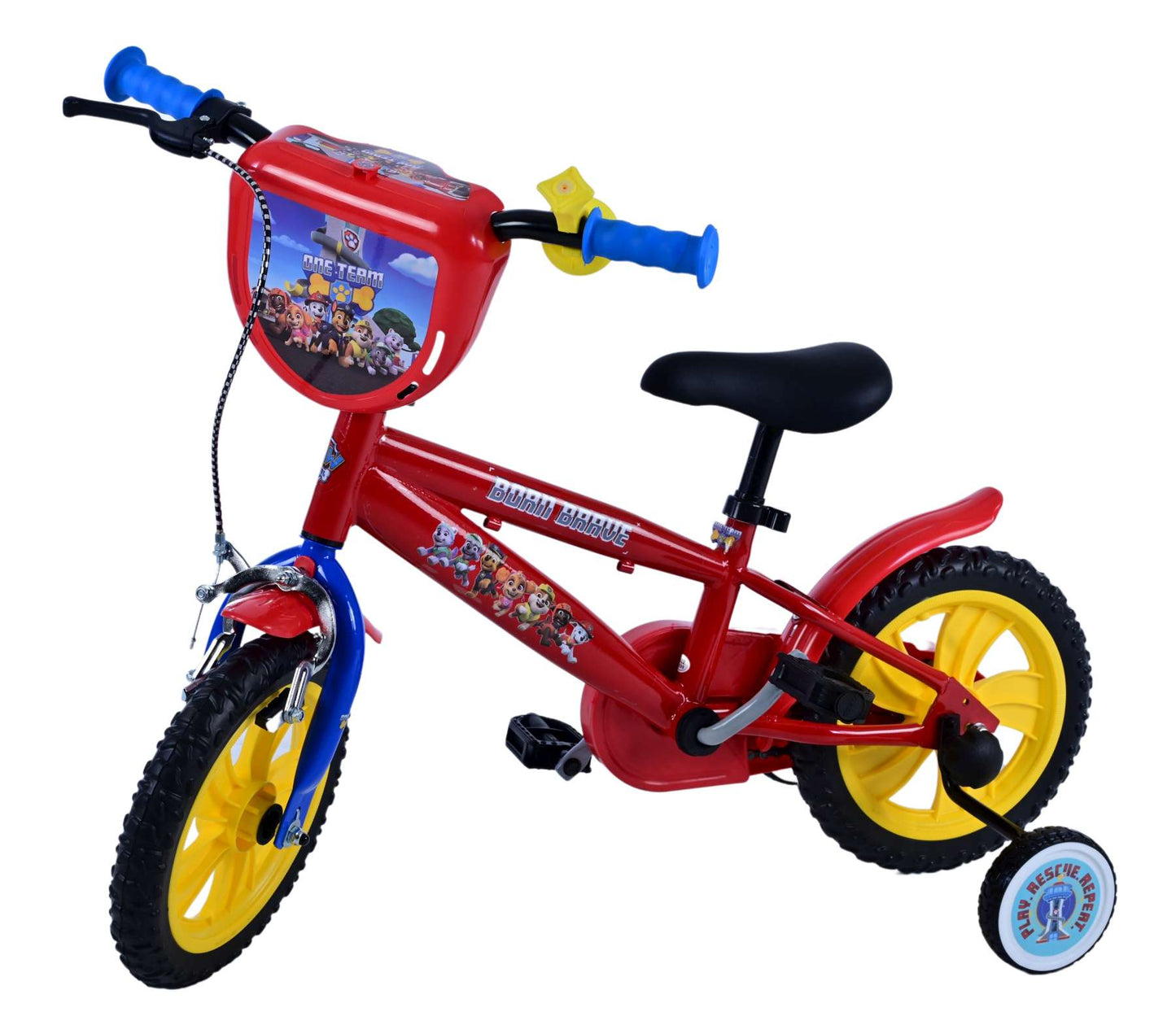 Paw Patrol Kinderfiets - Jongens - 12 inch - Rood