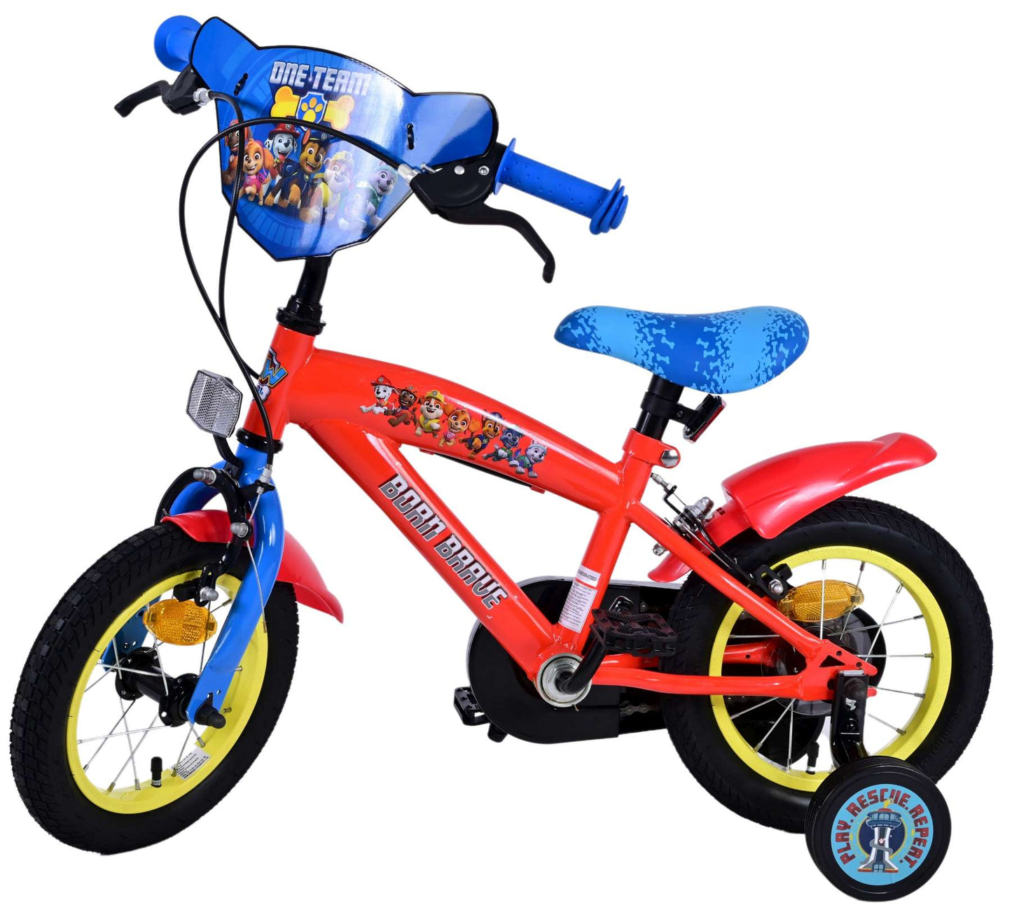 Paw Patrol Kinderfiets - Jongens - 12 inch - Twee handremmen