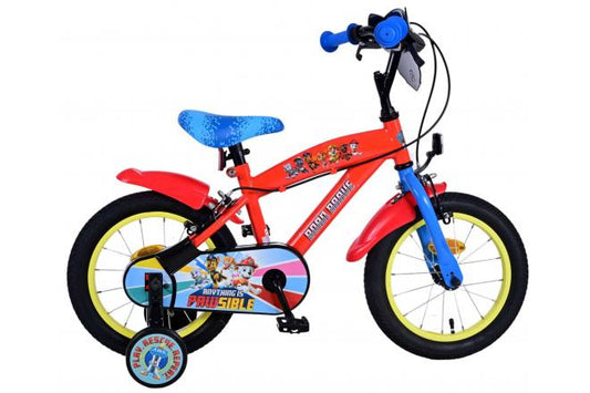 Paw Patrol Kinderfiets - Jongens - 14 inch - Twee handremmen