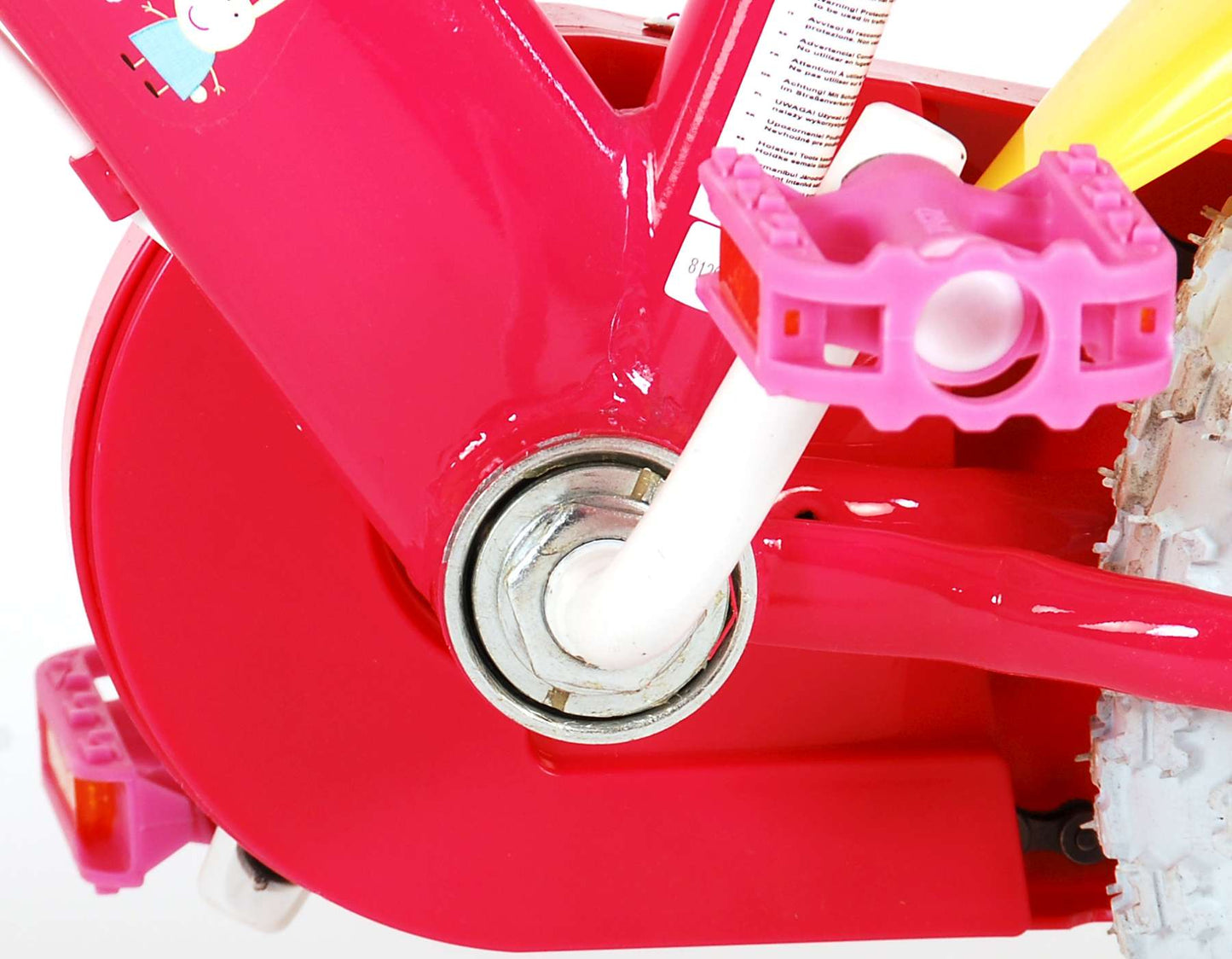 Peppa Pig Kinderfiets - Meisjes - 12 inch - Roze - Twee handremmen