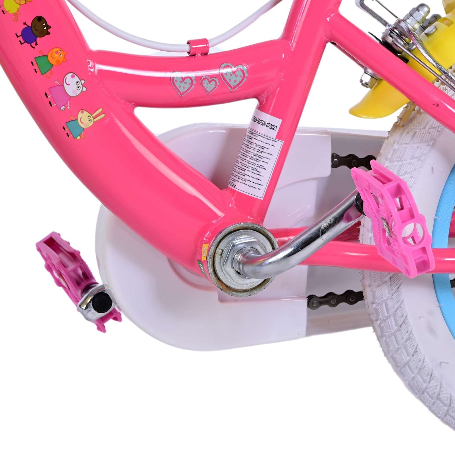 Peppa Pig Kinderfiets - Meisjes - 12 inch - Roze - Twee handremmen