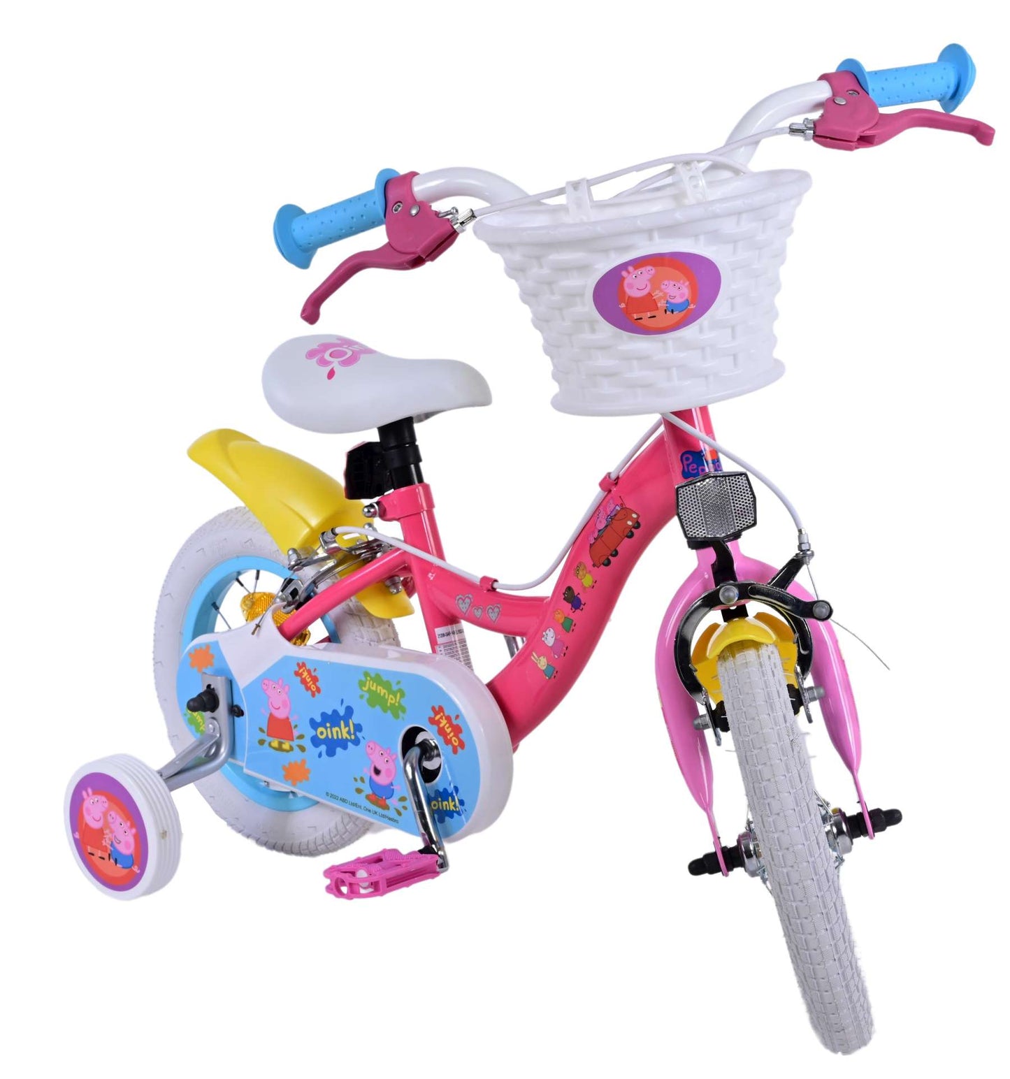 Peppa Pig Kinderfiets - Meisjes - 12 inch - Roze - Twee handremmen