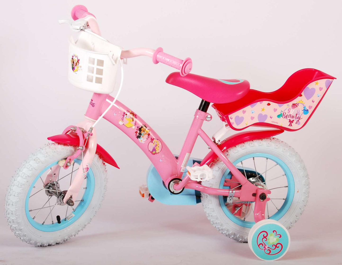 Disney Princess Kinderfiets - Meisjes - 12 inch - Roze