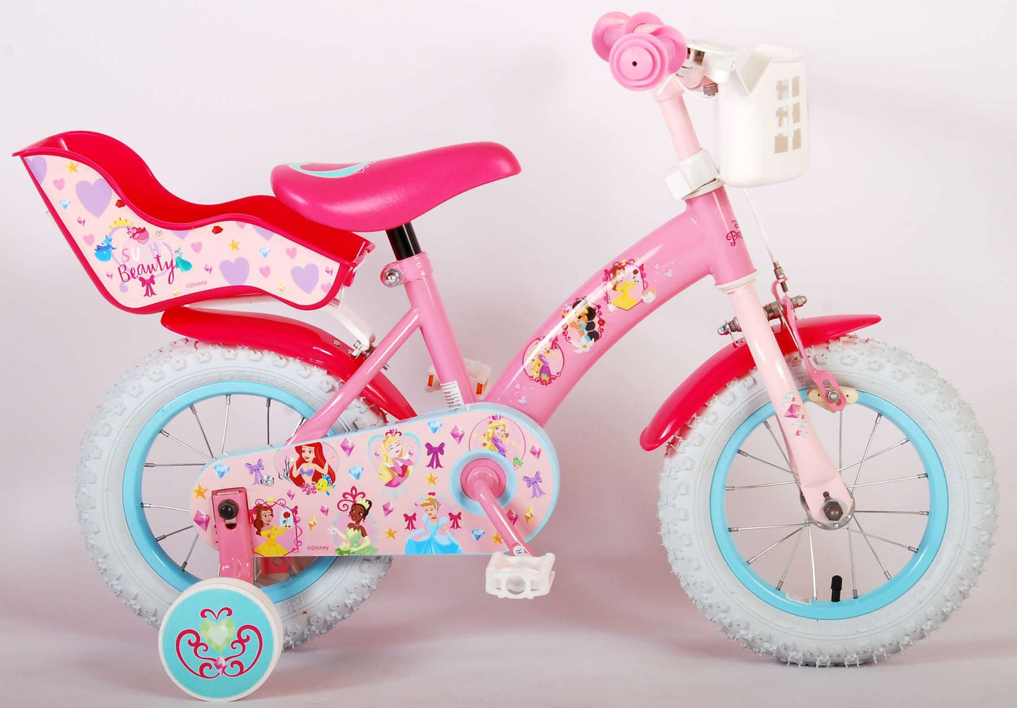 Disney Princess Kinderfiets - Meisjes - 12 inch - Roze