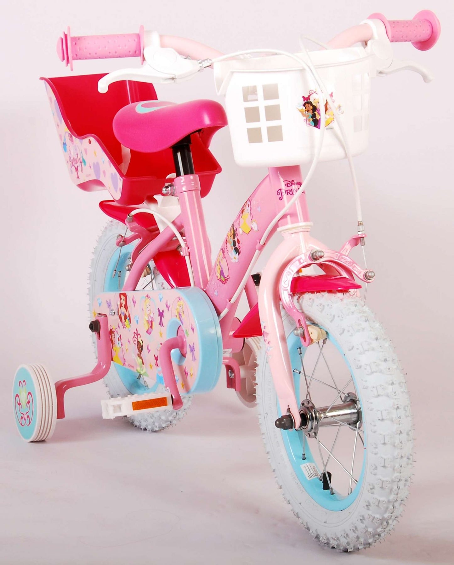 Disney Princess Kinderfiets - Meisjes - 12 inch - Roze - Twee Handremmen