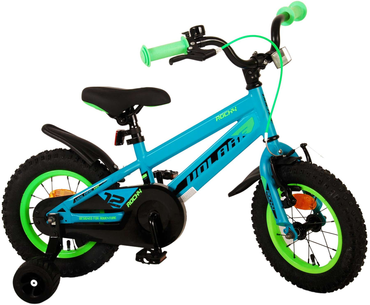 Volare Rocky Kinderfiets - Jongens - 12 inch - Groen