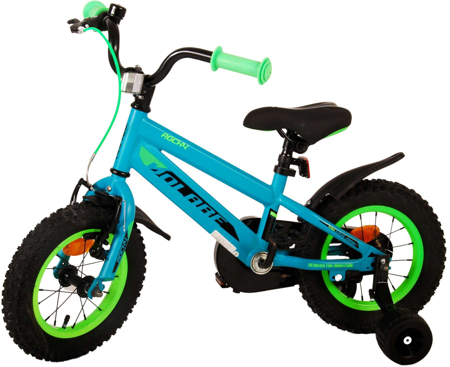 Volare Rocky Kinderfiets - Jongens - 12 inch - Groen