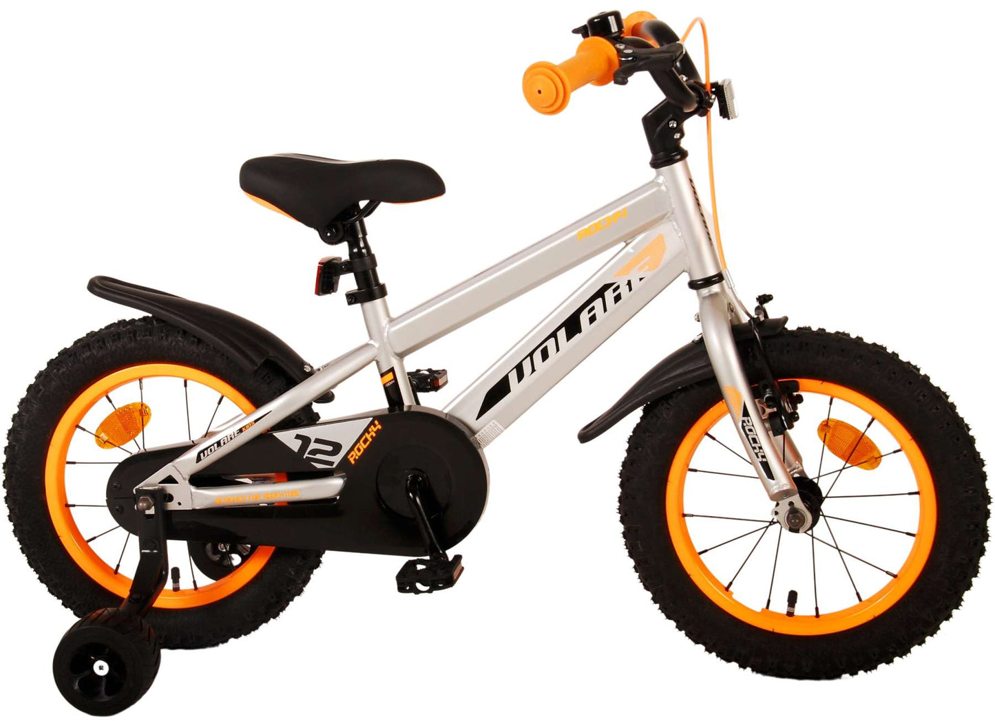 Volare Rocky Kinderfiets - Jongens - 14 inch - Grijs