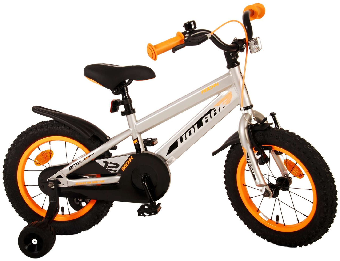 Volare Rocky Kinderfiets - Jongens - 14 inch - Grijs