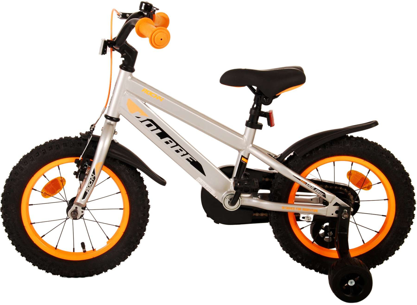 Volare Rocky Kinderfiets - Jongens - 14 inch - Grijs