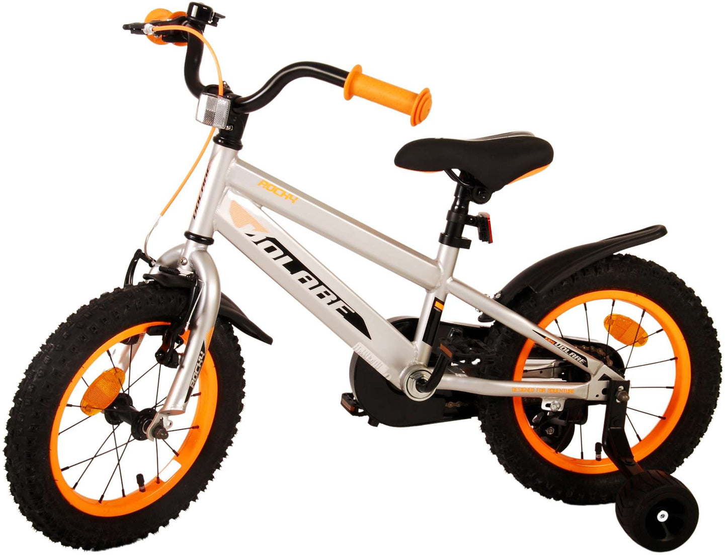 Volare Rocky Kinderfiets - Jongens - 14 inch - Grijs