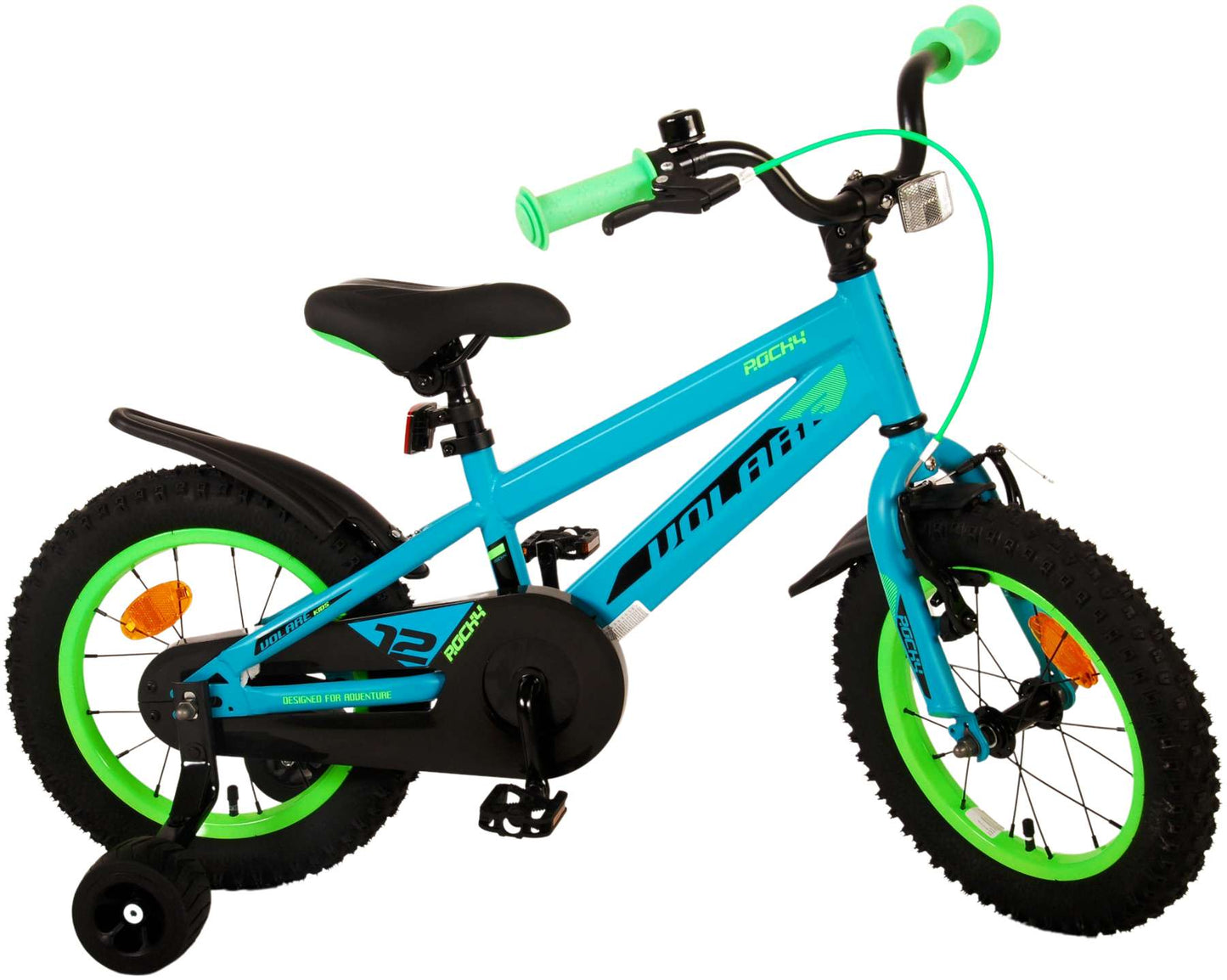 Volare Rocky Kinderfiets - Jongens - 14 inch - Groen