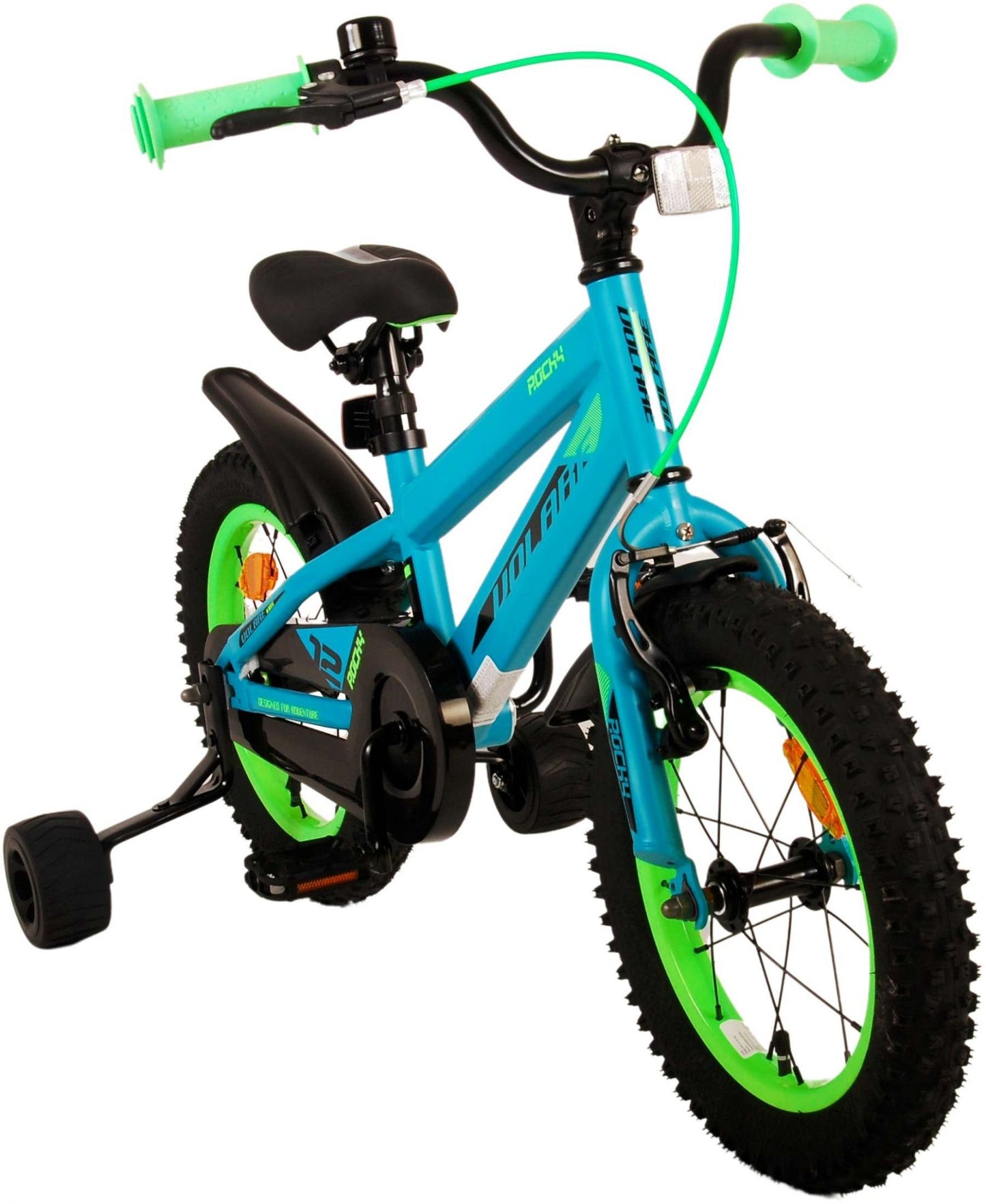 Volare Rocky Kinderfiets - Jongens - 14 inch - Groen