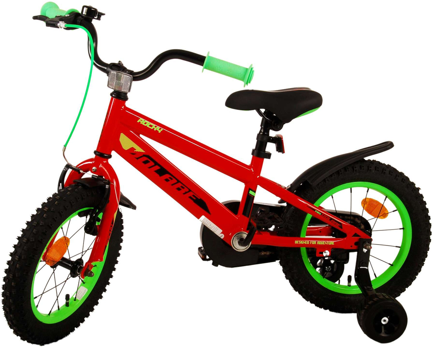 Volare Rocky Kinderfiets - Jongens - 14 inch - Rood