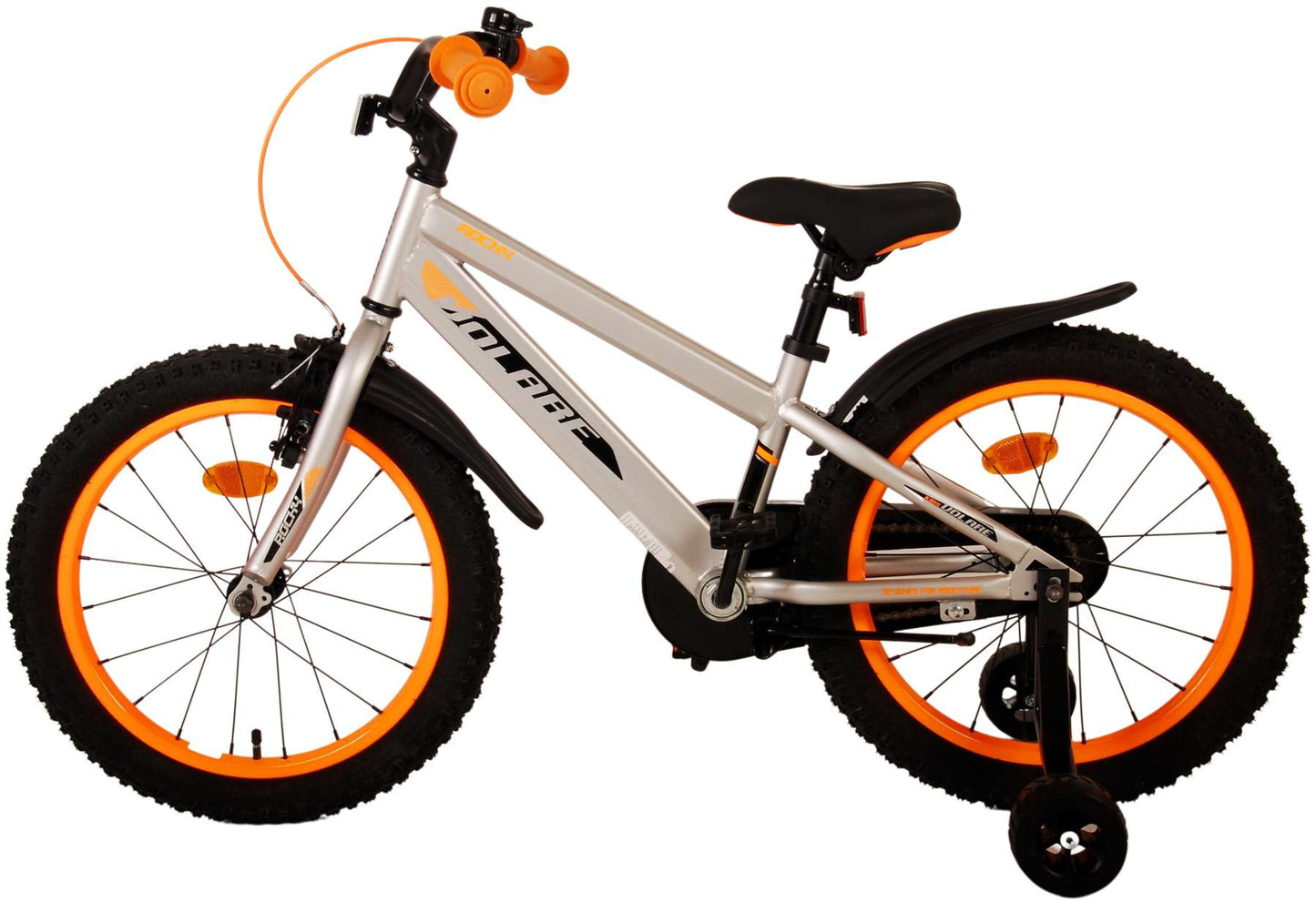 Volare Rocky Kinderfiets - Jongens - 18 inch - Grijs