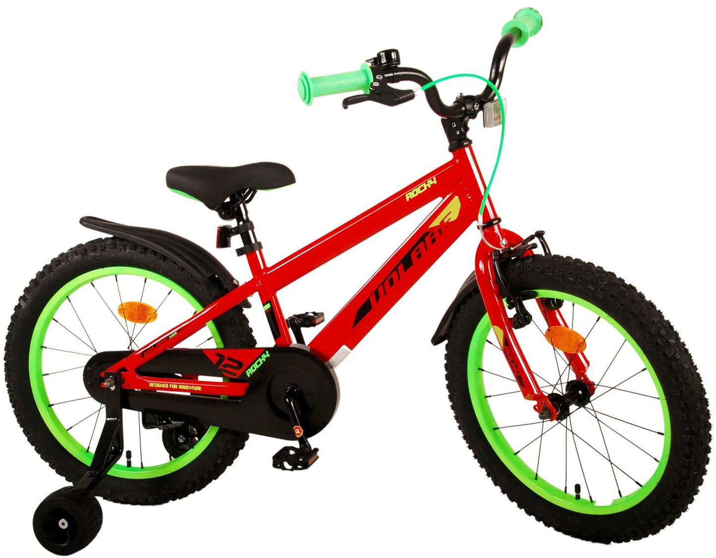 Volare Rocky Kinderfiets - Jongens - 18 inch - Rood