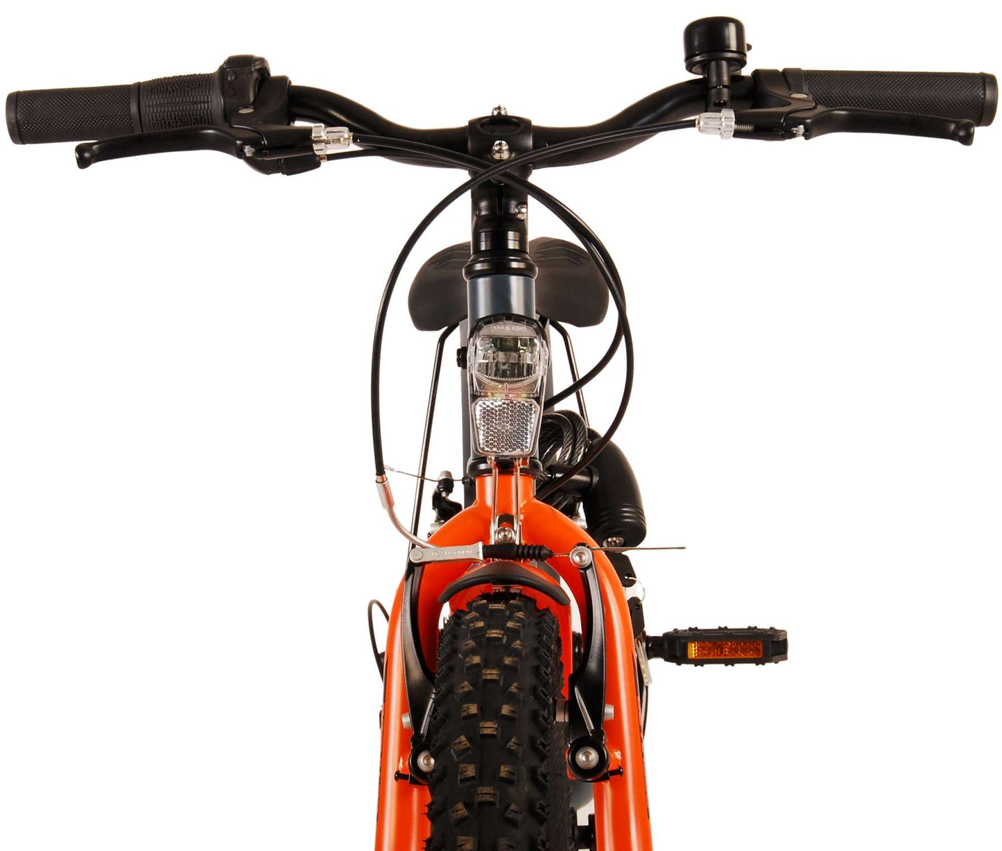 Volare Rocky Kinderfiets - 20 inch - Grijs Oranje - 6 speed - Prime Collection