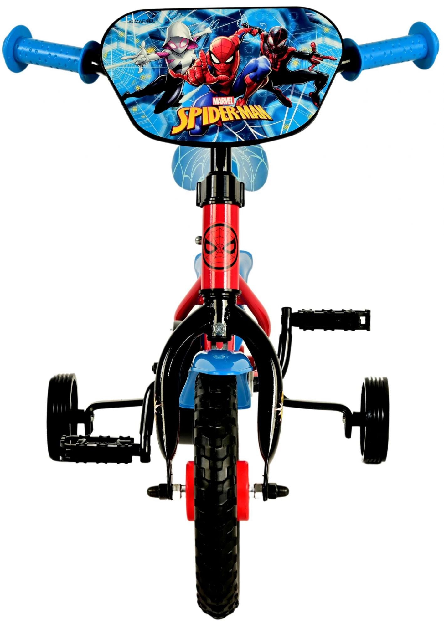 Spider-Man Kinderfiets - Jongens - 10 inch - Rood/Blauw - Doortrapper