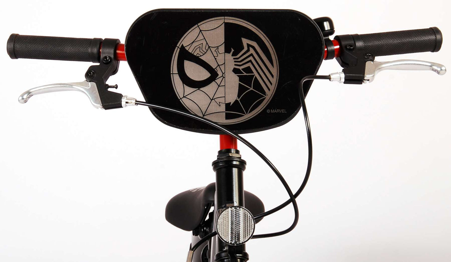 Spider-Man - Kinderfiets - Jongens - 20 inch - Mat Zwart - 2 Handremmen