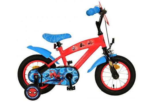 Spider-Man Kinderfiets - Jongens - 12 inch - Blauw/Rood