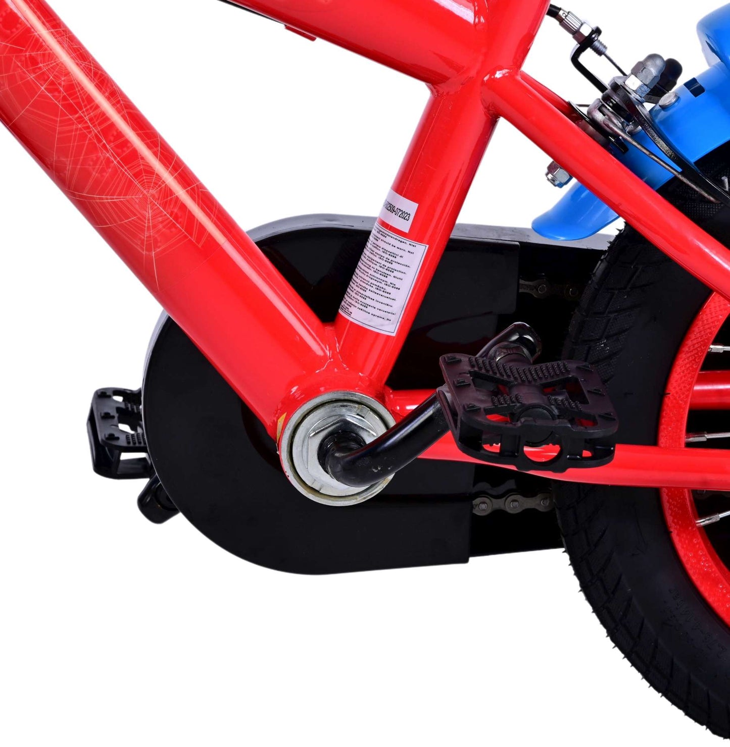 Ultimate Spider-Man Kinderfiets - Jongens - 12 inch - Blauw/Rood - Twee handremmen