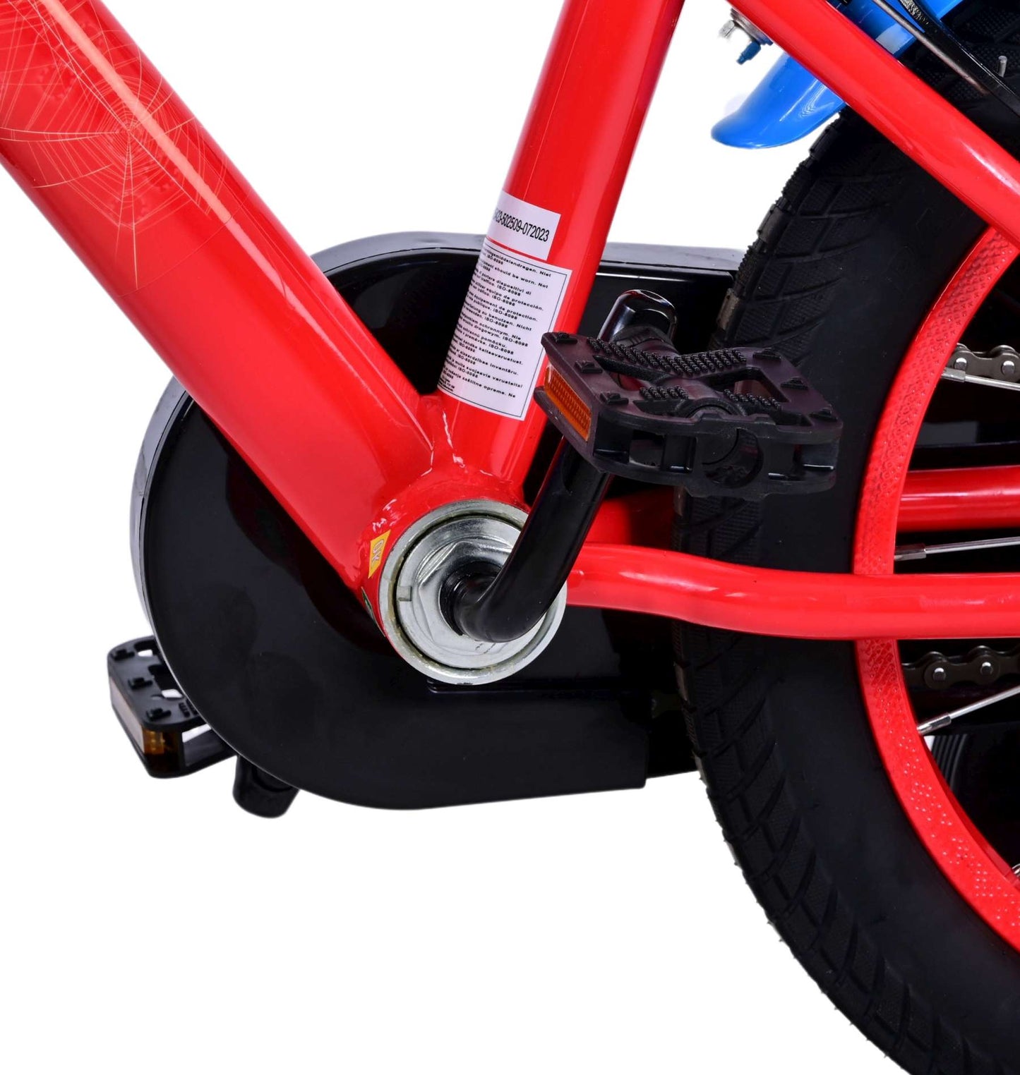 Ultimate Spider-Man Kinderfiets - Jongens - 14 inch - Blauw/Rood - Twee handremmen