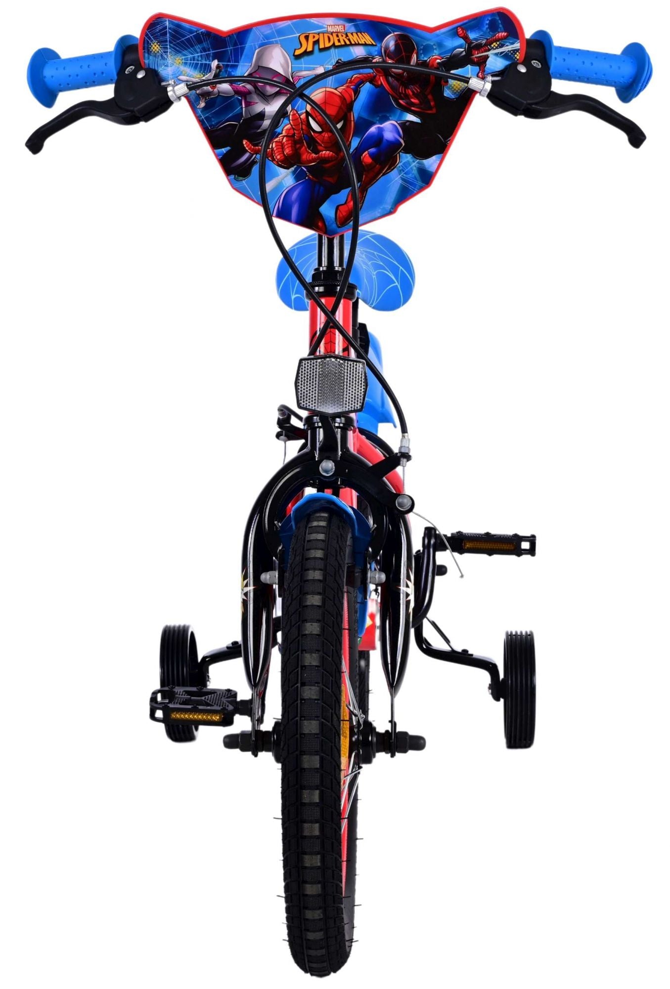 Ultimate Spider-Man Kinderfiets - Jongens - 14 inch - Blauw/Rood - Twee handremmen