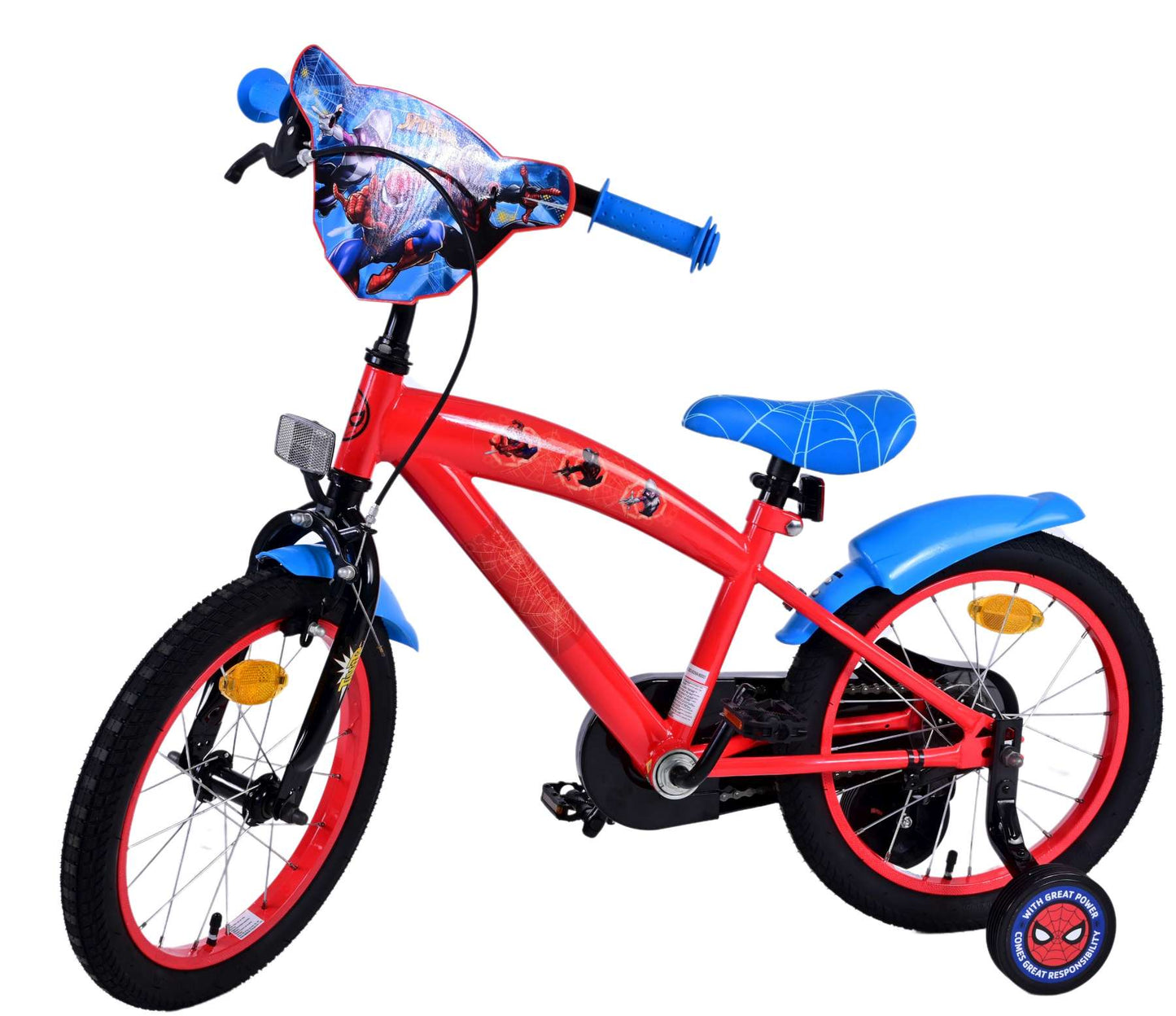 Spider-Man Kinderfiets - Jongens - 16 inch - Rood