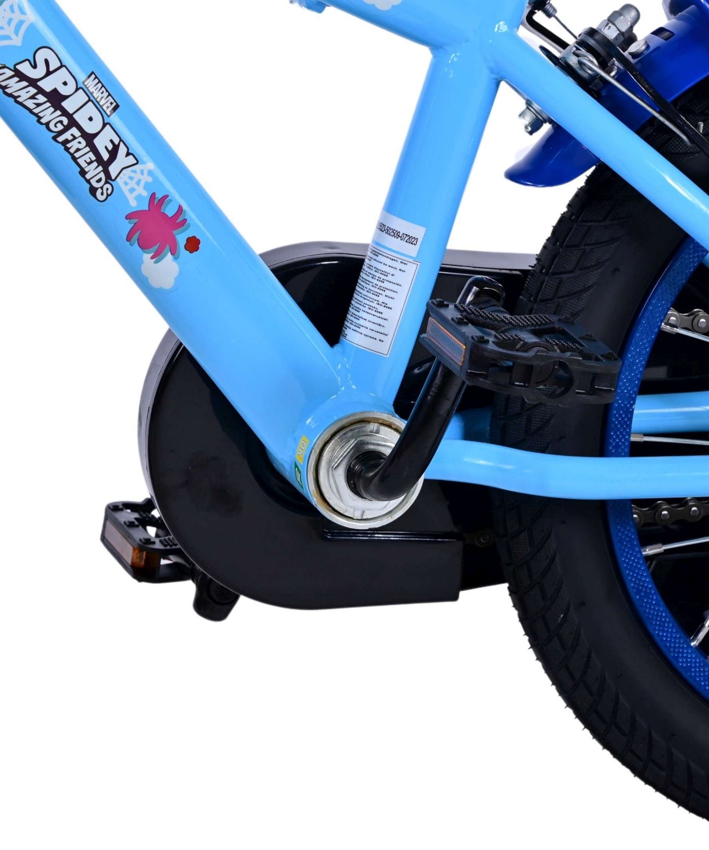 Spidey Kinderfiets - Jongens - 14 inch - Blauw Rood - Twee handremmen