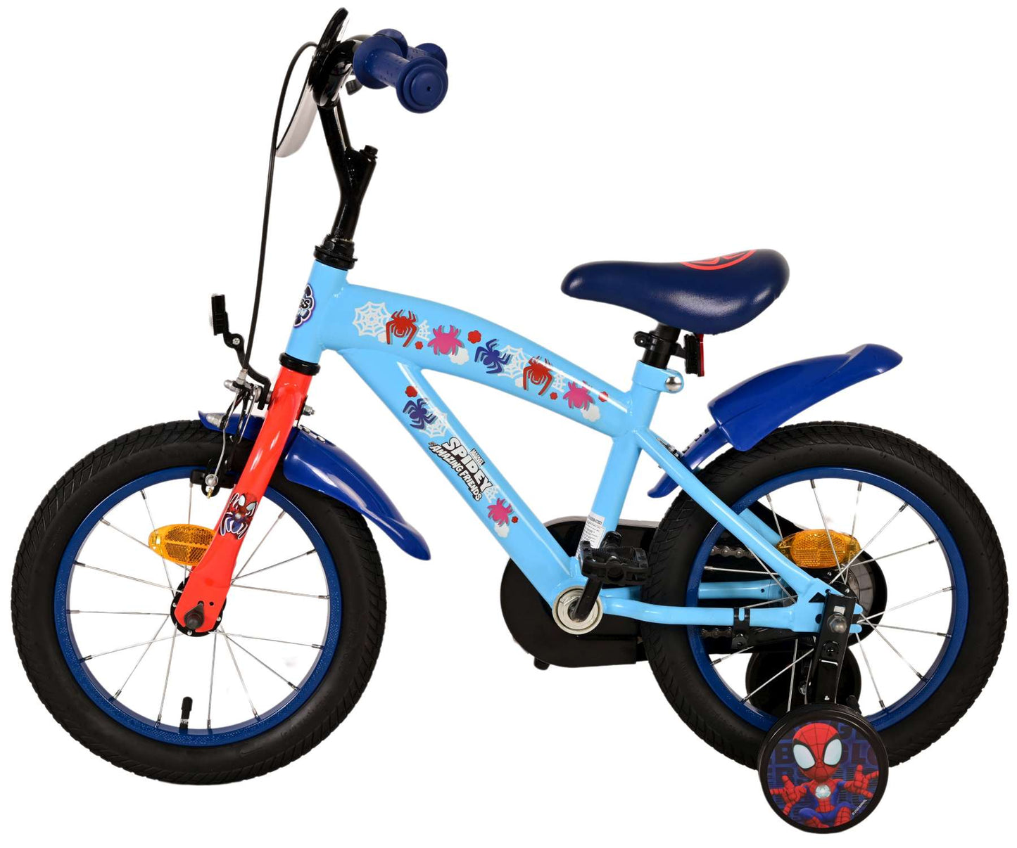 Spidey Kinderfiets - Jongens - 14 inch - Blauw