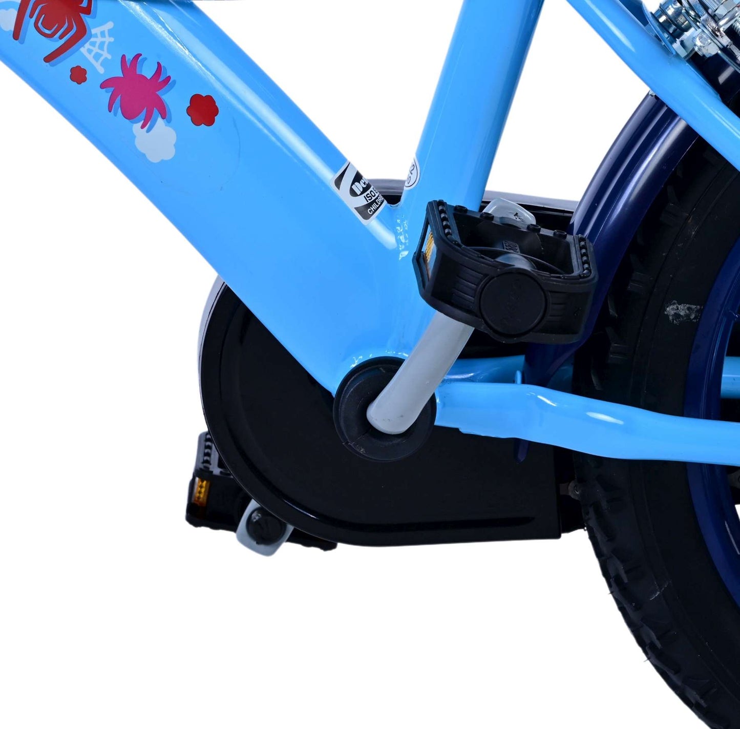 Spidey Kinderfiets - Jongens - 14 inch - Blauw - Twee handremmen