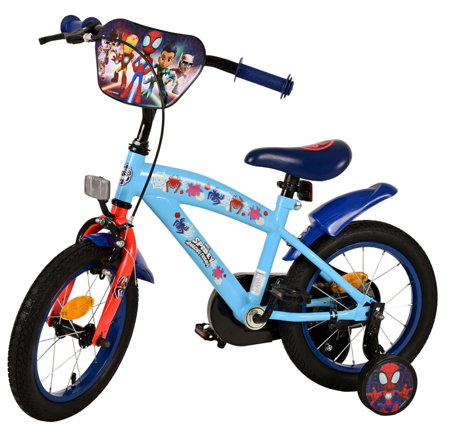 Spidey Kinderfiets - Jongens - 14 inch - Blauw