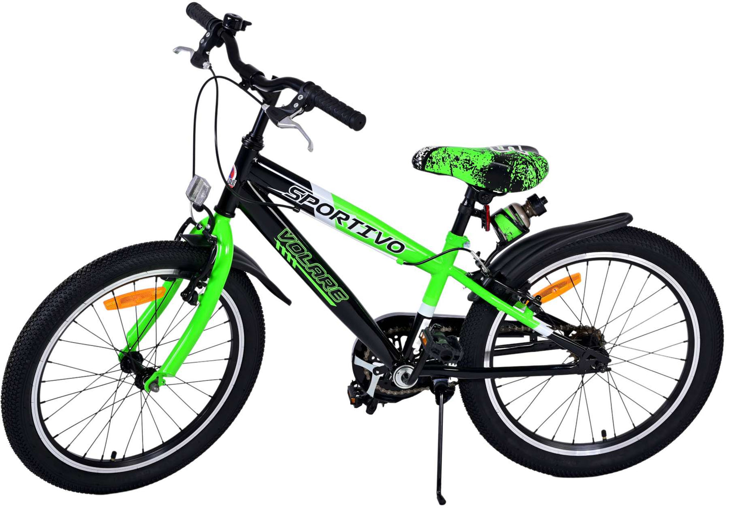 Volare Sportivo Kinderfiets - Jongens - 20 inch - Groen - Twee handremmen