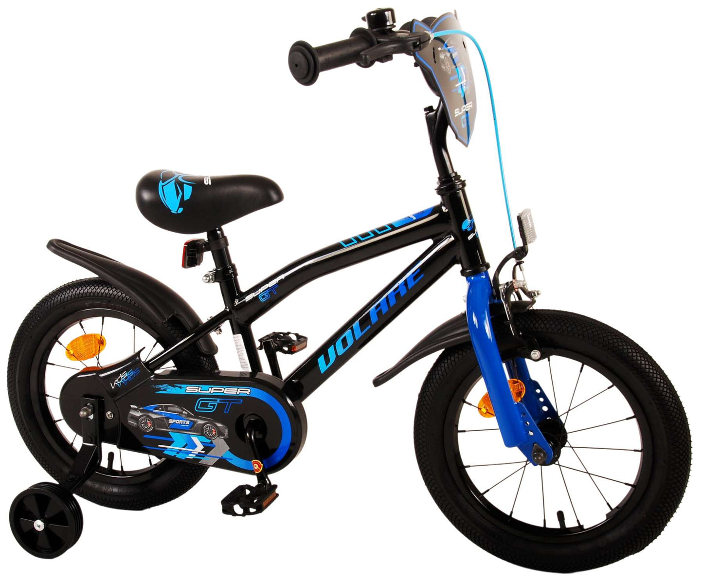 Volare Super GT Kinderfiets - Jongens - 14 inch - Blauw