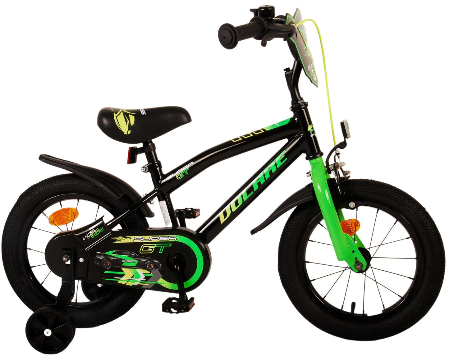 Volare Super GT Kinderfiets - Jongens - 14 inch - Groen