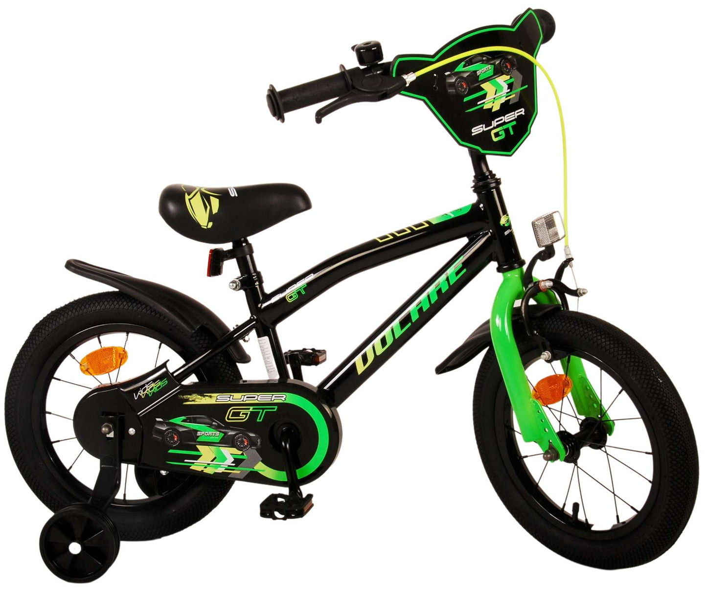 Volare Super GT Kinderfiets - Jongens - 14 inch - Groen