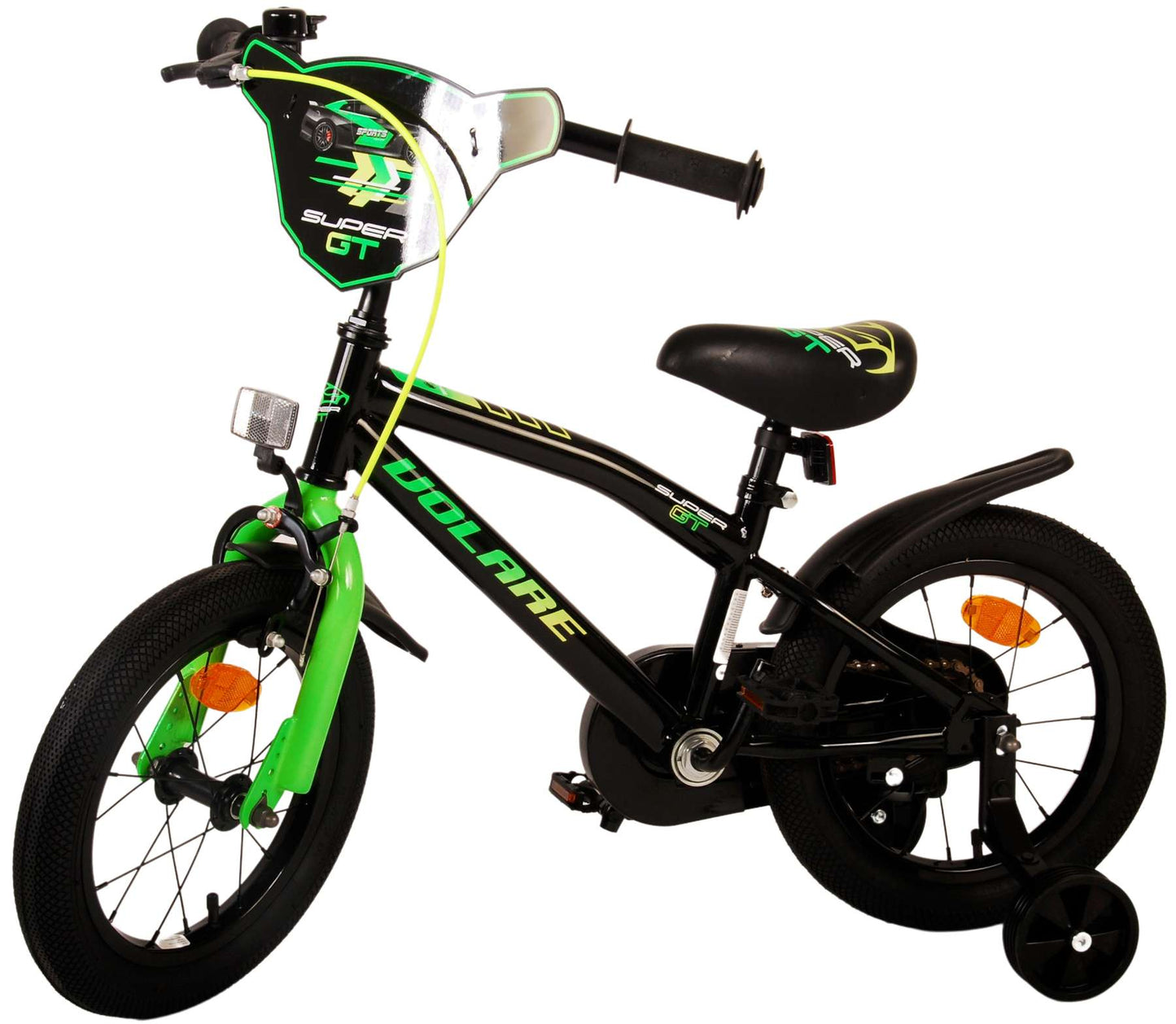 Volare Super GT Kinderfiets - Jongens - 14 inch - Groen