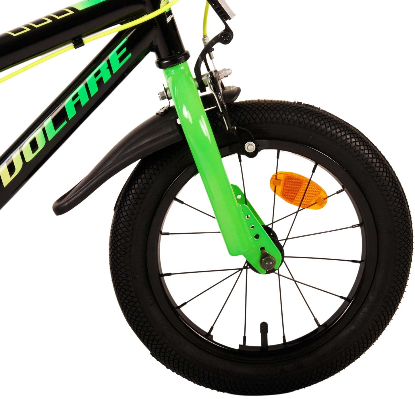 Volare Super GT Kinderfiets - Jongens - 14 inch - Groen - Twee handremmen