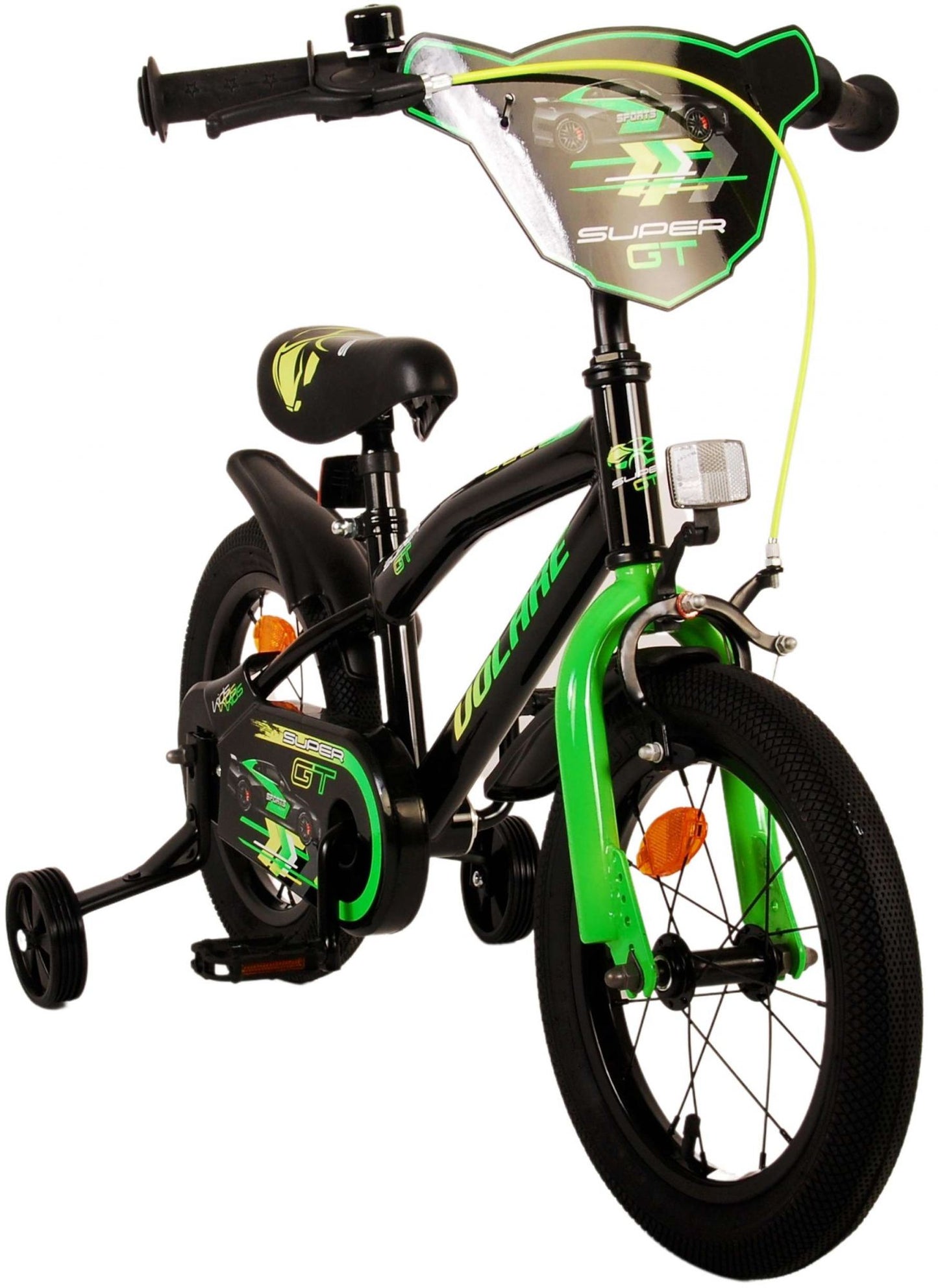 Volare Super GT Kinderfiets - Jongens - 14 inch - Groen