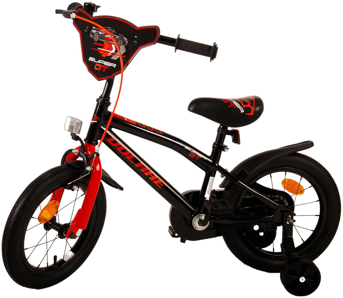 Volare Super GT Kinderfiets - Jongens - 14 inch - Rood