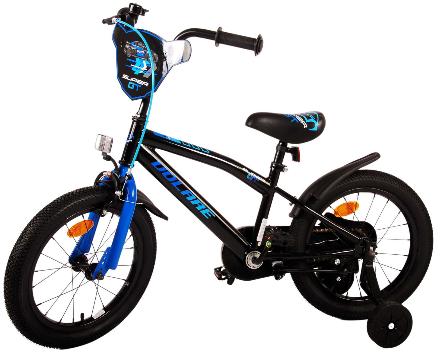 Volare Super GT Kinderfiets - Jongens - 16 inch - Blauw