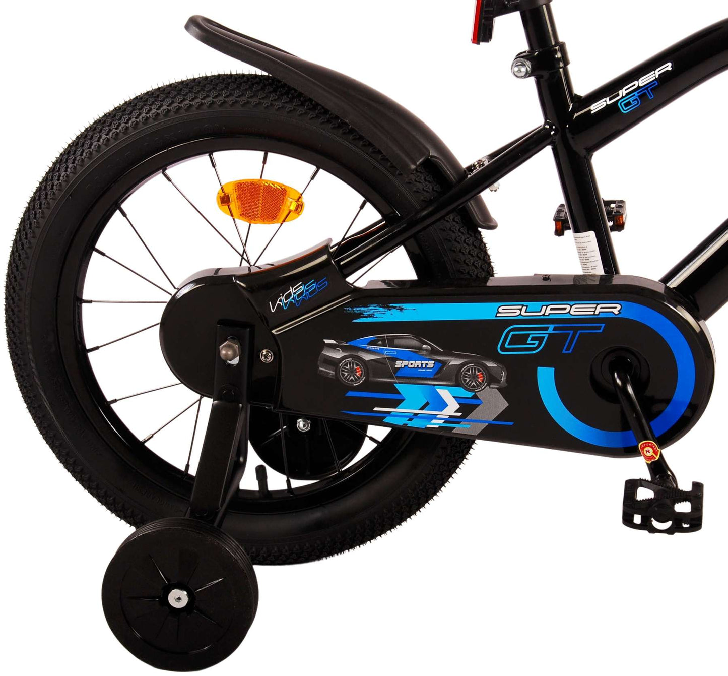 Volare Super GT Kinderfiets - Jongens - 16 inch - Blauw