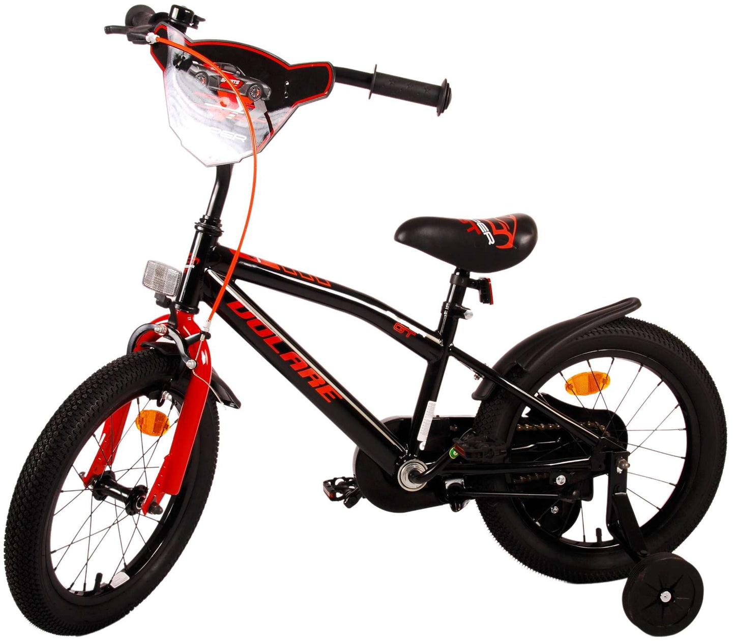 Volare Super GT Kinderfiets - Jongens - 16 inch - Rood