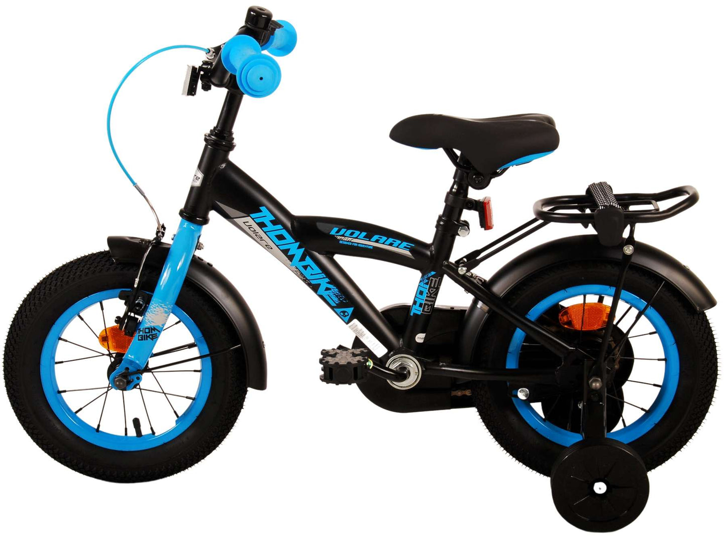 Volare Thombike Kinderfiets - Jongens - 12 inch - Zwart Blauw