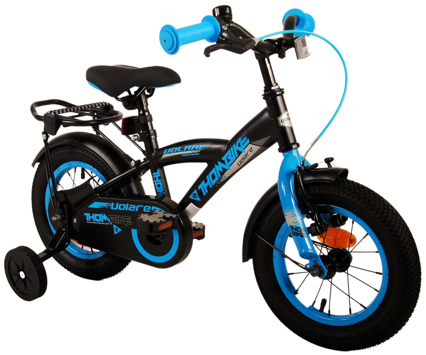 Volare Thombike Kinderfiets - Jongens - 12 inch - Zwart Blauw